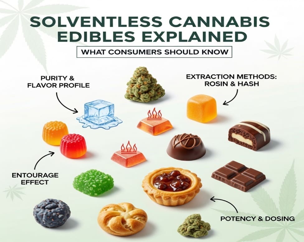 Solventless Cannabis Edibles Explained: What Consumers Should Know
