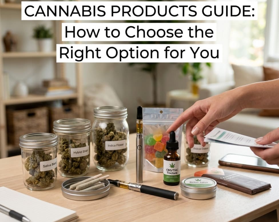 Cannabis Products Guide: How to Choose the Right Option for You