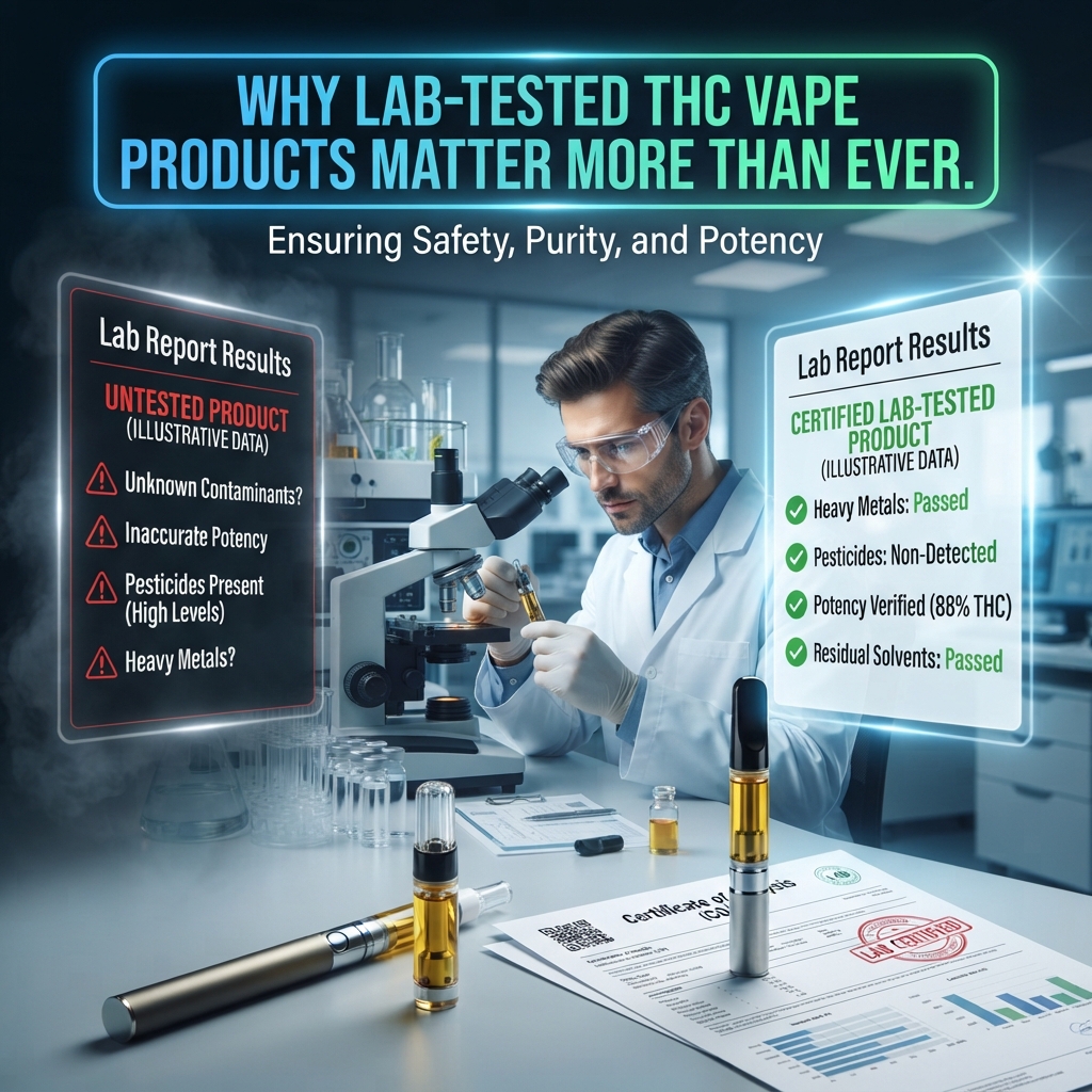 Why Lab-Tested THC Vape Products Matter More Than Ever